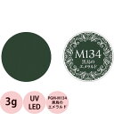 PREGEL プリジェル ミューズ カラージェル PGU-M134 黒鳥のエメラルド / 3g (定形外 対応)