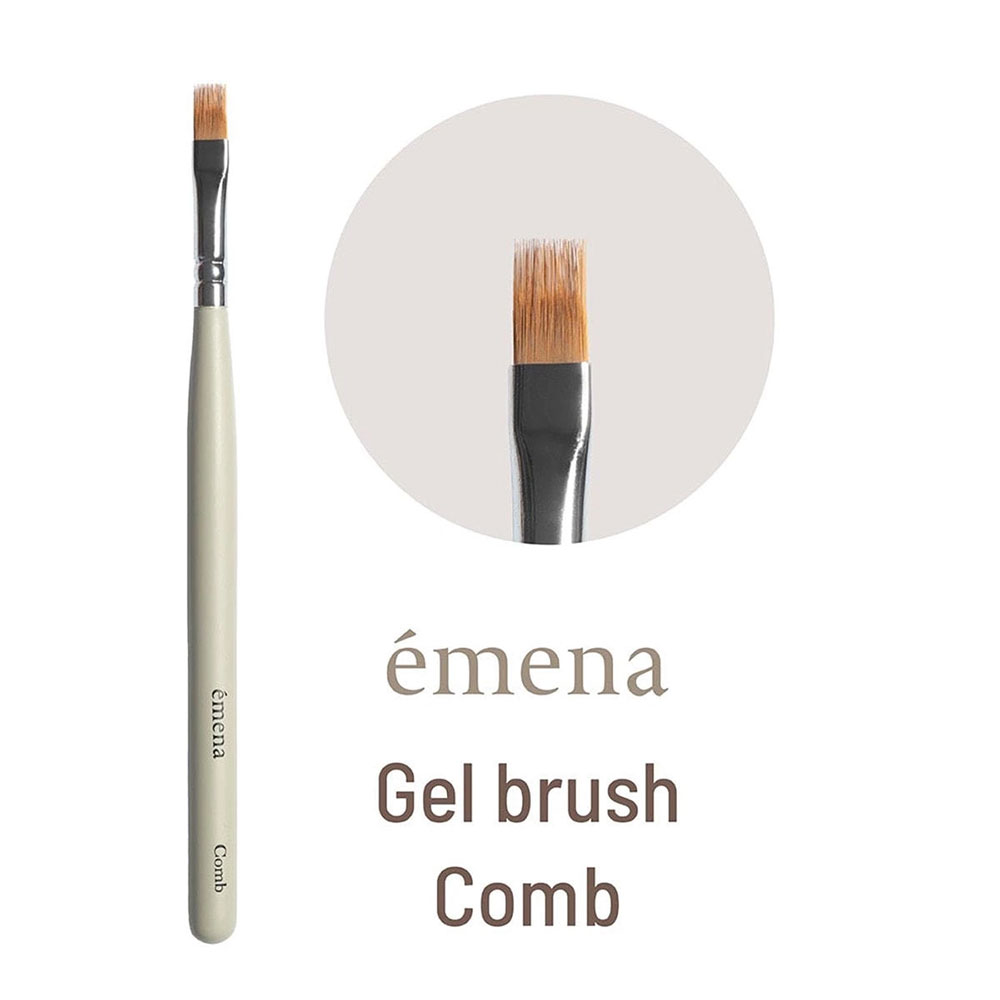 商品情報 商品名 PREGEL プリジェル エメナ emena ジェルブラシ Comb コーム 仕様 サイズ：全長 150mm、毛丈 11mm、毛幅 6mm、厚み 1.5mm 商品説明 グラデーションやツイードに 流行中の先端マグネットカラーのグラデーションや、ツイードネイルにおすすめのコンボブラシ。 毛先が柔らかく、扱いやすいブラシです！ 関連商品 ・エメナ 販売元 株式会社プリアンファ 区分 化粧品、コスメ ＞ ネイル ＞ ブラシ 広告文責 ビューティシモ株式会社 プロ用ヘア＆コスメShopNetsbee