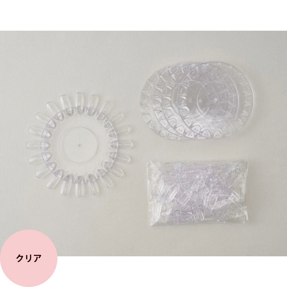 Simplicity シンプリシティ ネイルアートディスク 着脱タイプ 円盤5枚チップ100枚 ...