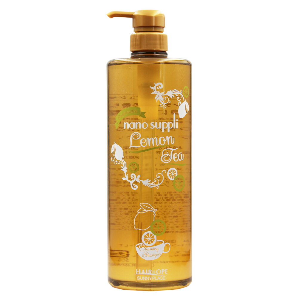 サニープレイス ヘアオペ ナノサプリ クレンジング シャンプー レモンティー 1000mL [ シャンプー おすすめ 頭皮 ケア ]
