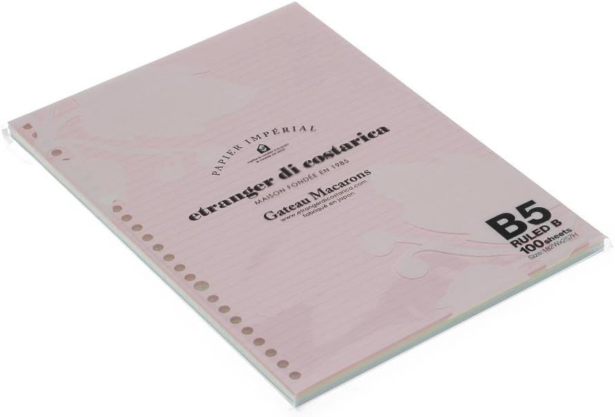 エトランジェ・ディ・コスタリカ ルーズリーフ ガトーマカロン 5色 100枚入り