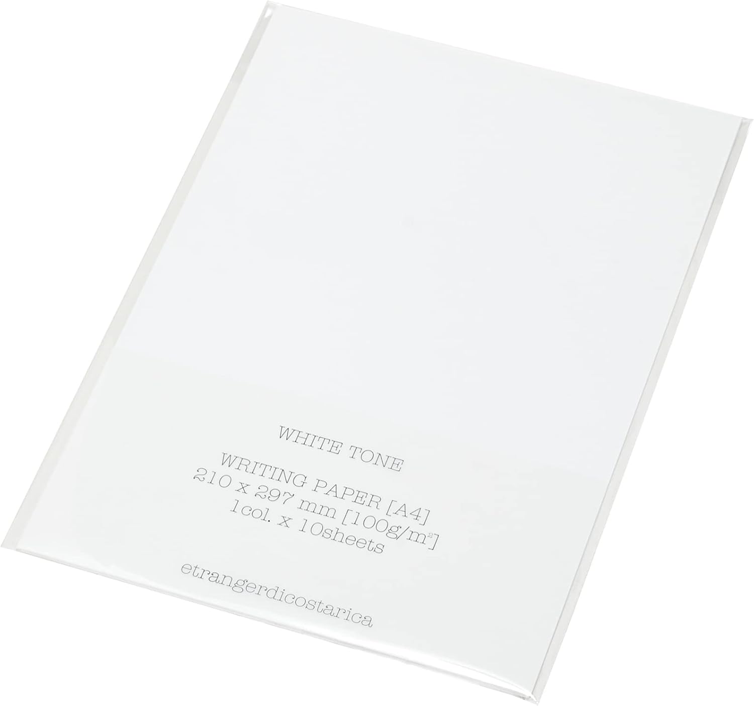 エトランジェ・ディ・コスタリカ 便箋 無地 コンケラー ＃TONE ホワイト