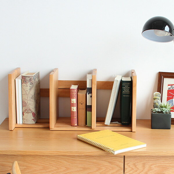 【スーパーSALE・割引】 ブックスタンド 木製 卓上 スライド 本立て 伸縮 おしゃれ ブックエンド 倒れない 本棚 ホワイト ライトブラウン ダークブラウン