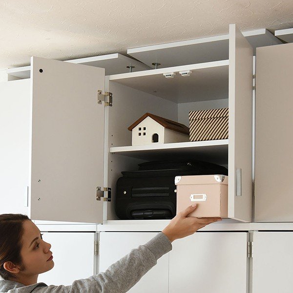 【11/22〜25日限定P5倍】 ロッカー シリーズ 上置き 棚 ラック 単品 幅60 天井 つっぱり 収納 クローゼット 衣類収納 服 洋服 衣類 天袋 棚 ...