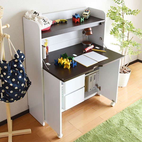 【11/22〜25日限定P5倍】 勉強机 子供 コンパクト 安い シンプル 学習机 デスク 人気 机 折りたたみ 省スペース ライティングデスク 薄型デスク リ...