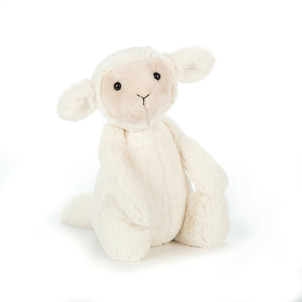 JELLYCAT　jellycat　ジェリーキャット　bashful lambmedium　正規品　羊　ヒツジ　ひつじ　ラム　　ぬいぐるみ　バシュフルアニマル　動物　Mサイズ 　31cm 　ギフト　プレゼント　贈り物　出産祝い