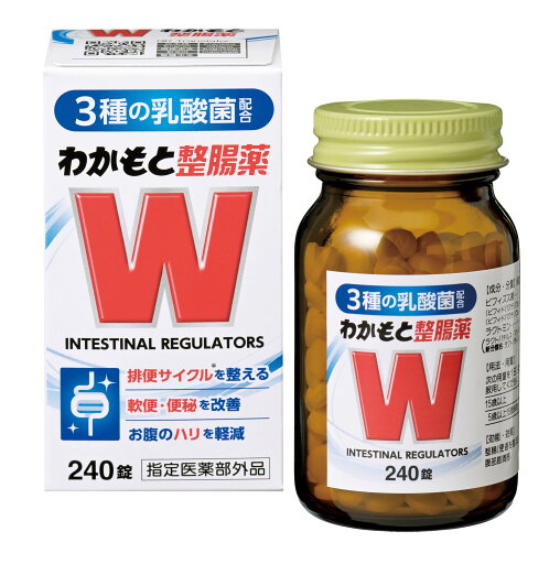 わかもと整腸薬240錠≪乳酸菌/わかもと製薬/整腸/ビフィズス菌/便秘/軟便≫【わかもと製薬公式ショップ】 わかもと整腸薬240錠≪乳酸菌/わかもと製薬/整腸/ビフィズス菌/便秘/軟便≫【わかもと製薬公式ショップ】