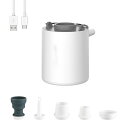 携帯式エアーポンプ 1300mAh 電池 13.5ワット USB充電式 最軽量ポンプ 3.5Kpa 空気入れ 空気抜く プール用ブイ 浮き輪 真空袋