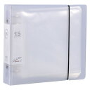 ミニ色紙 ファイル 15×15 50枚 大容量 収納 保管 推し活 コレクション (15×15)
