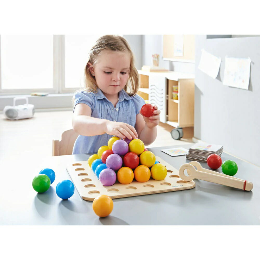 HABAeducation フレーベルマーブルゲーム　ボール積み木　ボール配置ゲーム　知育玩具