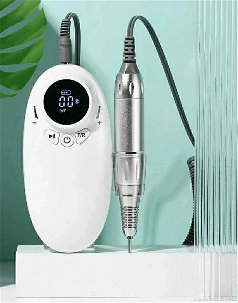 ネイルマシーン ワイヤレス充電タイプ 電動ネイルマシン ネイルドリル 電動ネイルファイル ネイルマシーン ハードジェネイルマシン ネイルケア マシン本体/ハンドピース/ハンドピーススタンド/ワイヤレス充電器/USBコード