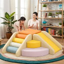 滑り台クッション ソフトブロック プレイマット ソフトブロック プレイマット 自由に組み合わせ 滑り台 クッション アスレチック おもちゃ 玩具 大型遊具 室内遊具 キッズコーナー 子供 幼児 保育園 保育用品