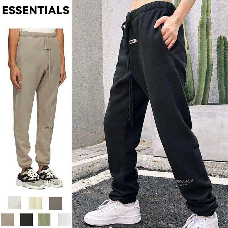 【★人気商品★】【スーパーSALE限定★】ESSENTIALS エッセンシャルズ 21SS パンツ フロントロゴ スウェットパンツ 長ズボン パンツ 男女兼用 新品