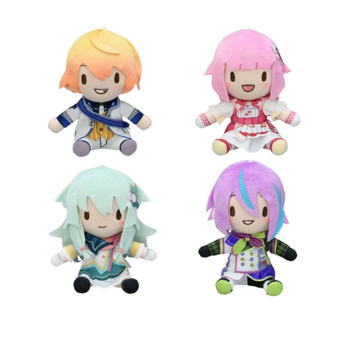 プロセカ】♡初期衣装ふわぷち♡4つセット♡【モモジャン プロセカ】♡初期衣装ふわぷち♡4つセット♡【モモジャン