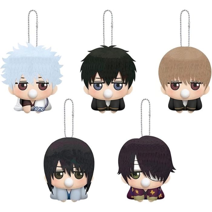 【12月予約】銀魂 赤ちゃんぬいぐるみ 全5種コンプリートセット（坂田銀時 土方十四郎 沖田総悟 桂小太郎 高杉晋助）約11cm