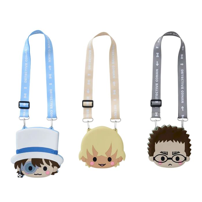 名探偵コナン PtZショルダー付シリコンポーチVol.3 全3種(怪盗キッド 降谷零 風見裕也)約14cm