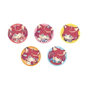 赤見かるび 缶バッジ“赤見かるび”(EX)(通常,歌う,ゲーム,食べる,寝ころび) 約8cm