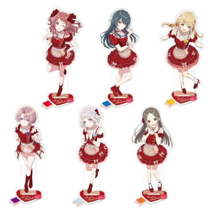 学園アイドルマスター スタンド付きビッグアクリルプレート~スウィートストロベリー~vol.1 全6種(A:花海咲季 B:月村手毬 C:藤田ことね D:有村麻央 E:葛城リーリヤ F:倉本千奈)約15cm
