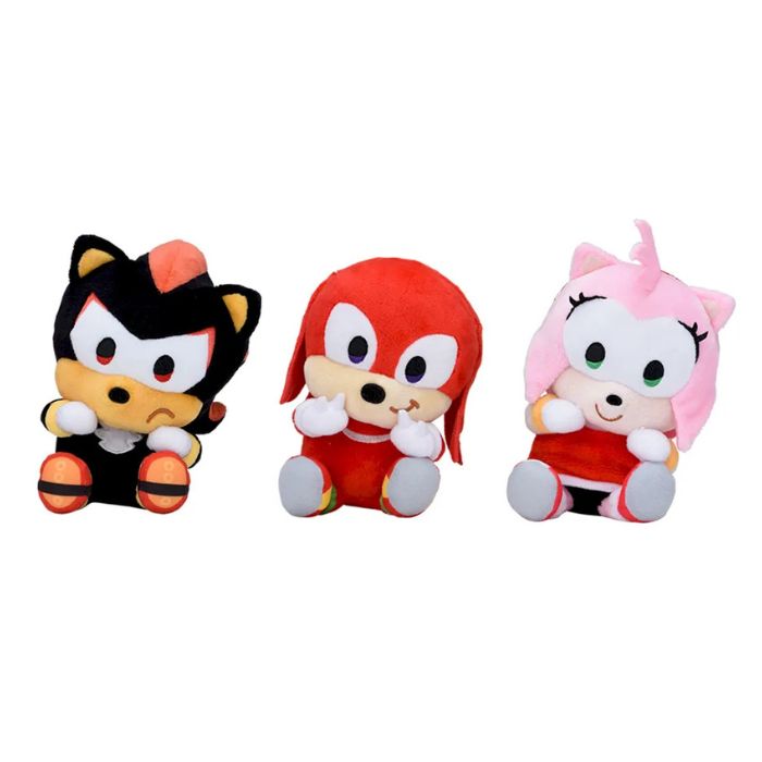 樂天商城 - SONIC＆FRIENDS　ひょこぴょこぬいぐるみVol.2（EX）全3種シャドウナックルズエミー