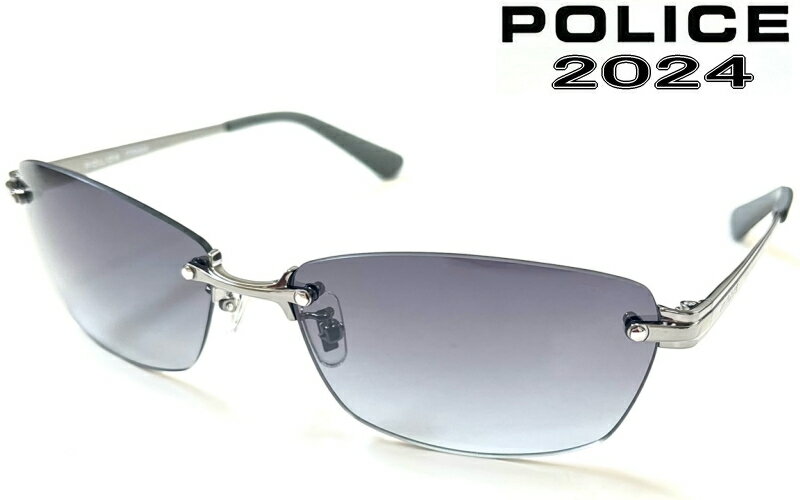 ポリス サングラス POLICE 2024年ニューモデル BOLT EVO　軽量チタン製　ツーポイント　SPLM31J-568N　国内正規品ジャパンモデル 【あす楽対応】