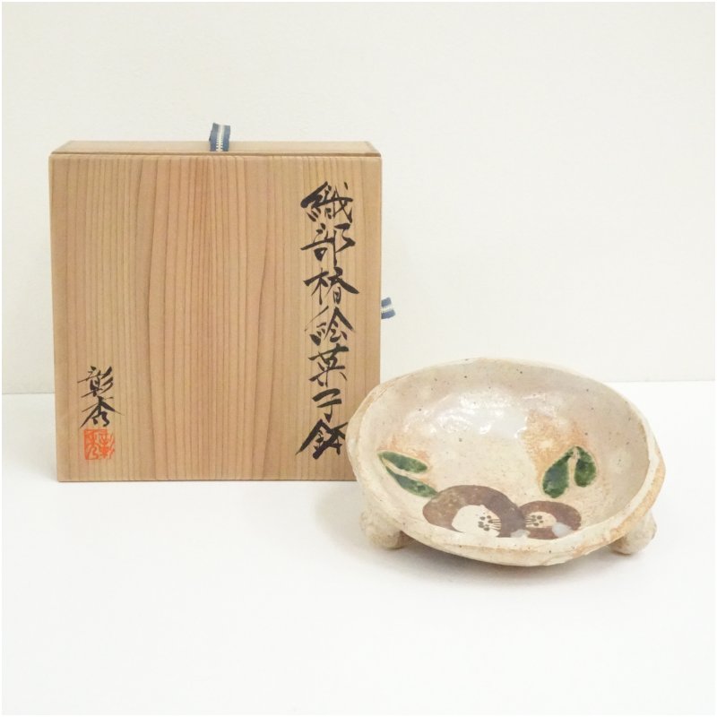 No.25022117 やきもの陶磁器　織部の菓子器 楽天市場】織部 菓子器の通販
