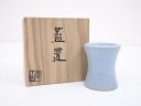 【中古】【茶道具】作家物 青磁釉蓋置【送料無料】蓋置き 茶道 道具 茶道具 おしゃれ ふたおき 茶器 抹茶 骨董 お茶 台 茶会 茶席 茶事 茶の湯