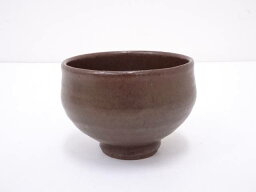 【中古】【茶道具】鉄釉茶碗【送料無料】[中古 茶道 抹茶 茶道具 おしゃれ 抹茶茶碗 抹茶碗 和食器 レトロ 茶器 茶わん 骨董 茶会 茶の湯]