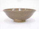 【中古】【茶道具】作家物 灰釉茶碗【送料無料】茶道 抹茶 おしゃれ 抹茶茶碗 抹茶碗 和食器 レトロ 茶器 骨董 茶わん 茶会 茶の湯