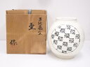 【中古】【陶芸・陶器】京焼 清水保孝造 黒絵亀文壷【送料無料】壺 おしゃれ つぼ インテリア アンティーク 骨董 容器 置物 置き物 床の間 和室 芸術 来客