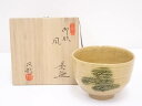 【中古】【タイムセール60%オフ】【茶道具】瀬戸焼 水野双鶴造 御題風茶碗【送料無料】茶道 抹茶 おしゃれ 抹茶茶碗 抹茶碗 和食器 レトロ 茶器 骨董 茶わん...