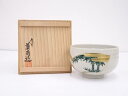 【中古】【茶道具】九谷焼 草甫造 金彩色絵扇面茶碗【送料無料】茶道 抹茶 おしゃれ 抹茶茶碗 抹茶碗 和食器 レトロ 茶器 骨董 茶わん 茶会 茶の湯