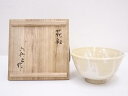 【中古】【茶道具】六兵衛造 萩釉茶碗【送料無料】茶道 抹茶 おしゃれ 抹茶茶碗 抹茶碗 和食器 レトロ 茶器 骨董 茶わん 茶会 茶の湯 9月 秋