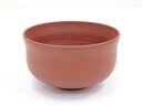 【中古】【茶道具】紫水造 朱泥茶碗【送料無料】茶道 抹茶 おしゃれ 抹茶茶碗 抹茶碗 和食器 レトロ 茶器 骨董 茶わん 茶会 茶の湯