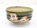【中古】【茶道具】作家物 織部茶碗【送料無料】茶道 抹茶 おしゃれ 抹茶茶碗 抹茶碗 和食器 レトロ 茶器 骨董 茶わん 茶会 茶の湯 5月 11月 春 秋