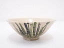 【中古】【茶道具】古物 楽正造 木賊画茶碗【送料無料】茶道 抹茶 おしゃれ 抹茶茶碗 抹茶碗 和食器 レトロ 茶器 骨董 茶わん 茶会 茶の湯