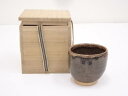 【中古】【ゴールデンウィークセール10%オフ】【陶芸・陶器】鉄釉窯変湯呑【送料無料】湯飲み 湯呑み 湯のみ おしゃれ かわいい 茶道具 茶器 来客 お茶 旅館 ...