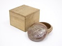 【中古】【ゴールデンウィークセール10%オフ】【香道】自然釉香合【送料無料】茶道具 茶道 香道 香道具 おしゃれ かわいい アンティーク インテリア 骨董 茶器...