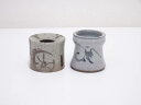【中古】【茶道具】絵唐津蓋置2点セット【送料無料】蓋置き 茶道 道具 茶道具 おしゃれ ふたおき 茶器 抹茶 骨董 お茶 台 茶会 茶席 茶事 茶の湯