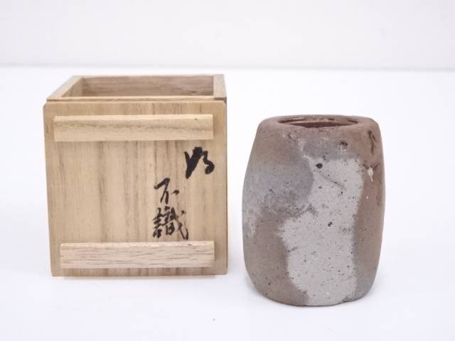 【中古】【茶道具】焼締蓋置【送料無料】蓋置き 茶道 道具 茶道具 おしゃれ ふたおき 茶器 抹茶 骨董 お茶 台 茶会 茶席 茶事 茶の湯