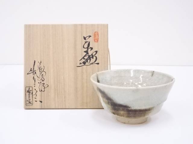 【中古】【ポイント5倍+スーパーSALE55%オフ】【茶道具】法勝寺焼　皆生窯造　茶碗【送料無料】[中古 茶道 抹茶 茶道具 おしゃれ 抹茶茶碗 抹茶碗 和食器 レトロ 茶器 茶わん 骨董 茶会 茶の湯 jtot]