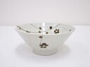 【中古】【陶芸・陶器】粉引鉄絵菓子鉢【送料無料】食器 茶器 菓子器 おしゃれ かわいい 和菓子 主菓子 インテリア 茶道 茶道具 骨董 来客 ksk