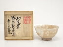 【中古】【茶道具】鑑月焼 茶碗【送料無料】 中古 茶道 抹茶 茶道具 おしゃれ 抹茶茶碗 抹茶碗 和食器 レトロ 茶器 茶わん 骨董 茶会 茶の湯 jtot