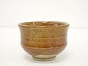 【中古】【茶道具】麦山造 飴釉茶碗【送料無料】茶道 抹茶 おしゃれ 抹茶茶碗 抹茶碗 和食器 レトロ 茶器 骨董 茶わん 茶会 茶の湯