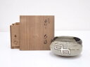 【中古】【茶道具】加藤春二造 織部茶碗【送料無料】茶道 抹茶 おしゃれ 抹茶茶碗 抹茶碗 和食器 レトロ 茶器 骨董 茶わん 茶会 茶の湯 5月 11月 春 秋