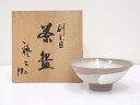 【中古】【茶道具】作家物 高田焼 刷毛目茶碗【送料無料】茶道 抹茶 おしゃれ 抹茶茶碗 抹茶碗 和食器 レトロ 茶器 骨董 茶わん 茶会 茶の湯 jtot 7月...
