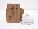 【中古】【ゴールデンウィークセール10%オフ】【香道】京焼 橘吉造 白未香合【送料無料】茶道具 茶道 香道 香道具 おしゃれ かわいい アンティーク インテリア...