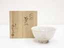 【中古】【GWセール55 オフ】【茶道具】萩焼 大和萬山造 茶碗【送料無料】 中古 茶道 抹茶 茶道具 おしゃれ 抹茶茶碗 抹茶碗 和食器 レトロ 茶器 茶わん 骨董 茶会 茶の湯