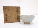 【中古】【茶道具】阿漕窯造 白萩茶碗【送料無料】茶道 抹茶 おしゃれ 抹茶茶碗 抹茶碗 和食器 レトロ 茶器 骨董 茶わん 茶会 茶の湯 9月 秋