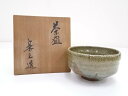 【中古】【茶道具】楽七造 灰釉茶碗(共箱)【送料無料】茶道 抹茶 おしゃれ 抹茶茶碗 抹茶碗 和食器 レトロ 茶器 骨董 茶わん 茶会 茶の湯