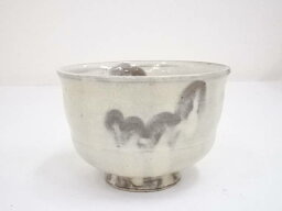 【中古】【茶道具】京焼　宮川香雪造　粉引茶碗【送料無料】[中古 茶道 抹茶 茶道具 おしゃれ 抹茶茶碗 抹茶碗 和食器 レトロ 茶器 茶わん 骨董 茶会 茶の湯 葉月 8月 神無月 10月 夏 秋]